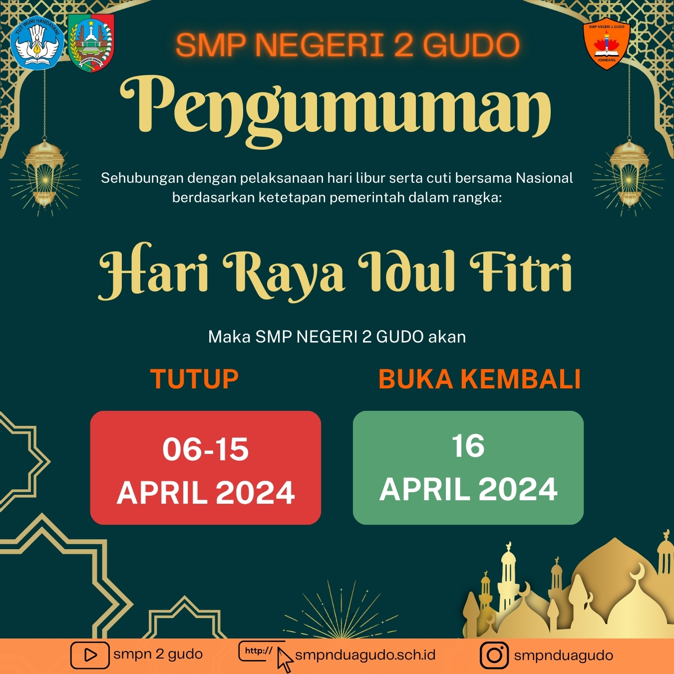 Peluncuran Website Resmi SMP Negeri 2 Gudo