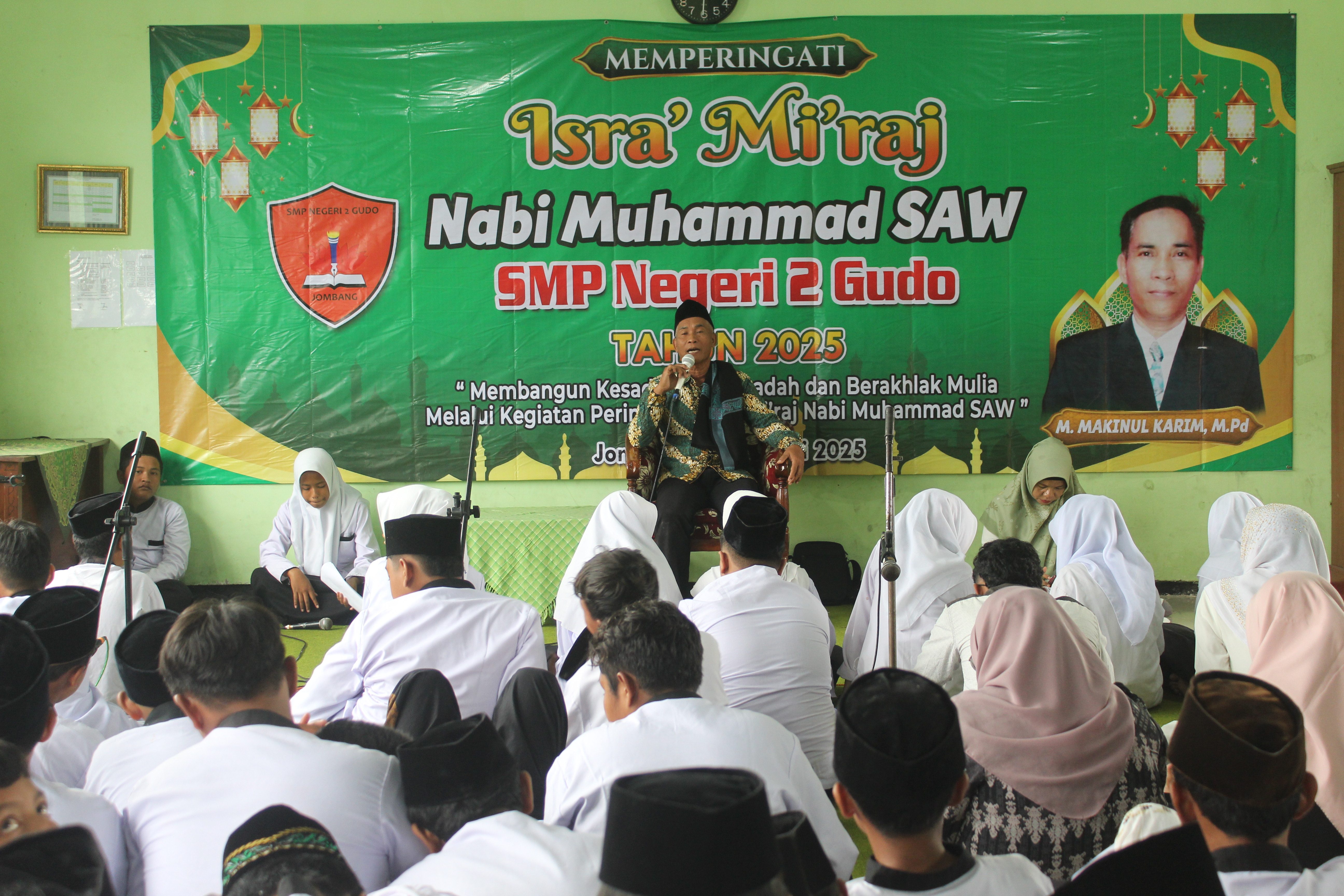 Isra' Mi'raj di SMP Negeri 2 Gudo : Momentum Peningkatan Keimanan dan Ketakwaan